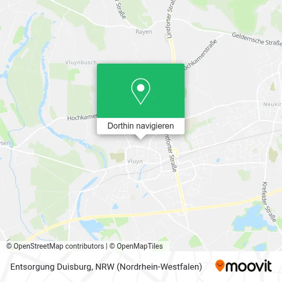 Entsorgung Duisburg Karte