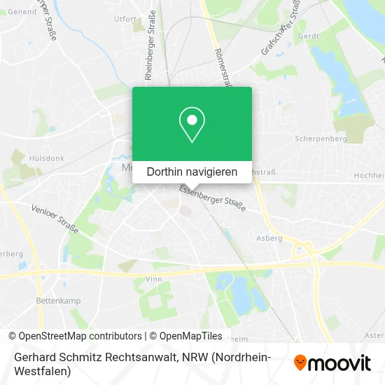 Gerhard Schmitz Rechtsanwalt Karte