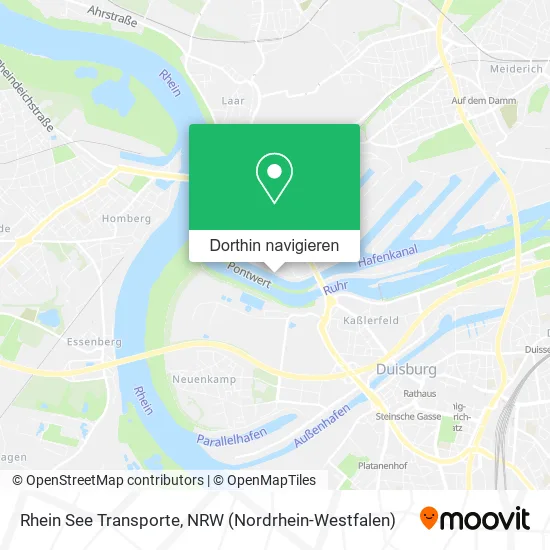 Rhein See Transporte Karte