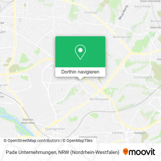 Pade Unternehmungen Karte