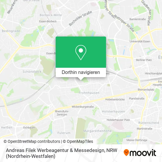 Andreas Filek Werbeagentur & Messedesign Karte