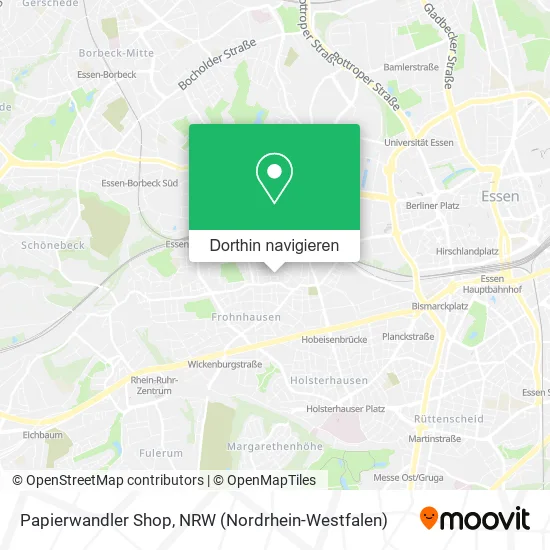 Papierwandler Shop Karte