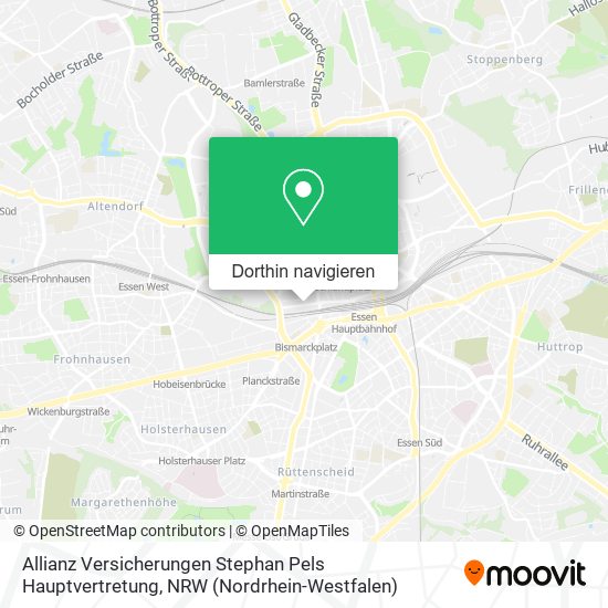 Allianz Versicherungen Stephan Pels Hauptvertretung Karte