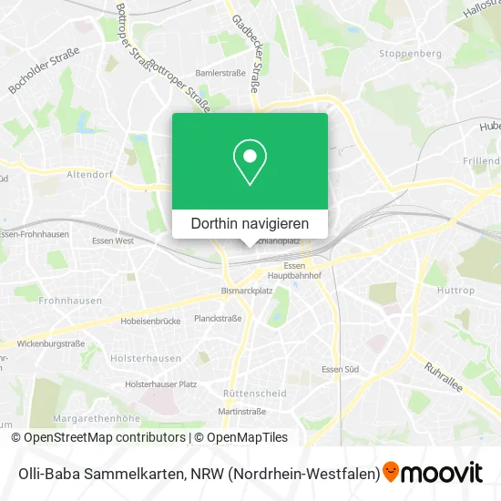 Olli-Baba Sammelkarten Karte