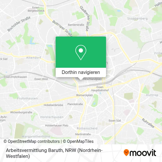 Arbeitsvermittlung Baruth Karte