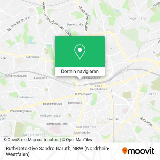 Ruth-Detektive Sandro Baruth Karte