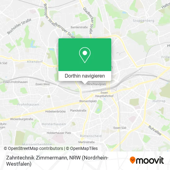 Zahntechnik Zimmermann Karte