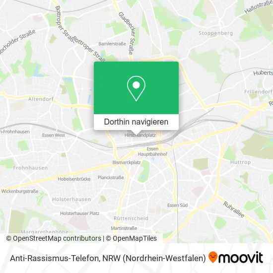 Anti-Rassismus-Telefon Karte