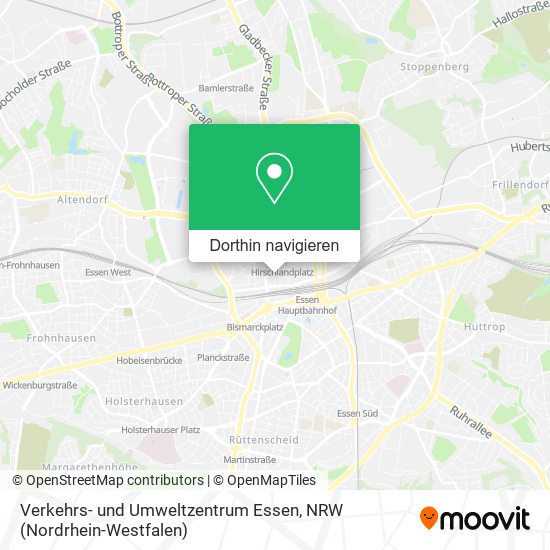 Verkehrs- und Umweltzentrum Essen Karte