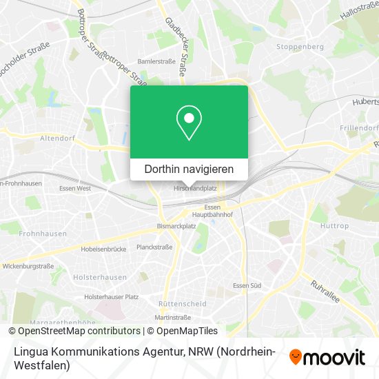 Lingua Kommunikations Agentur Karte