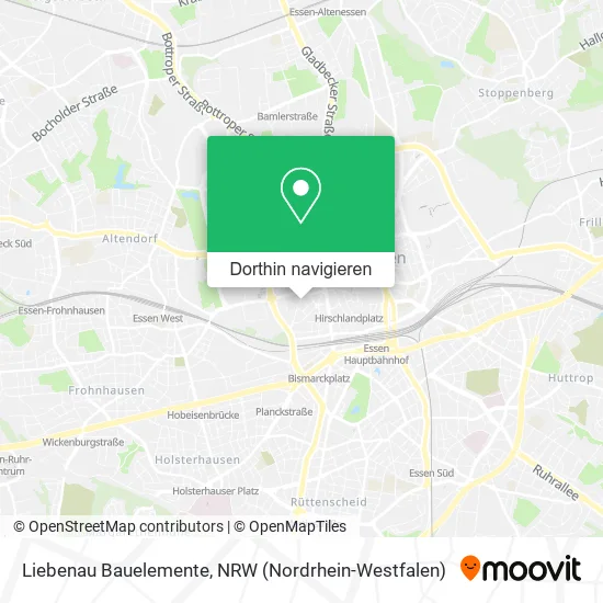 Liebenau Bauelemente Karte