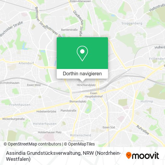 Assindia Grundstücksverwaltung Karte