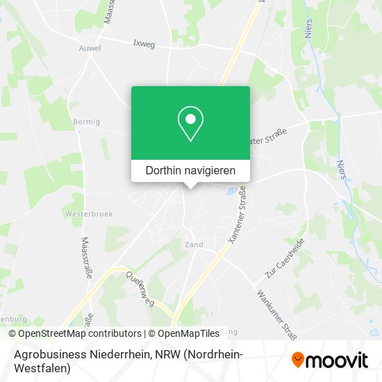 Agrobusiness Niederrhein Karte