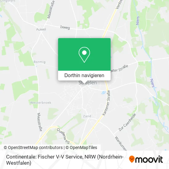 Continentale: Fischer V-V Service Karte