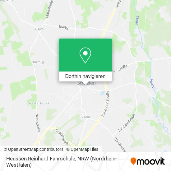 Heussen Reinhard Fahrschule Karte