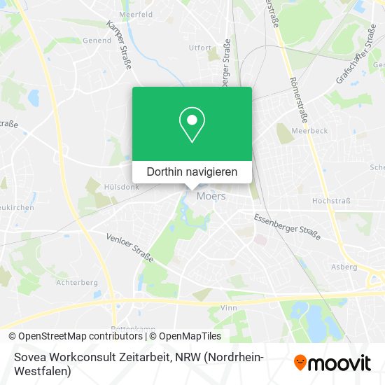 Sovea Workconsult Zeitarbeit Karte