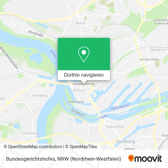 Bundesgerichtshofes Karte