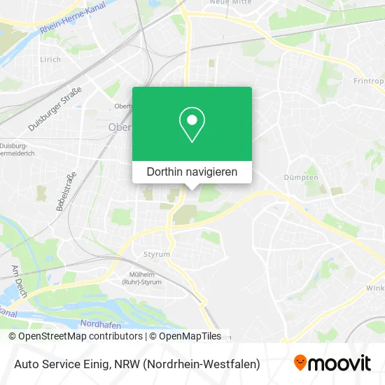 Auto Service Einig Karte