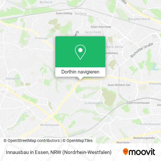 Innausbau in Essen Karte