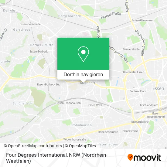 Four Degrees International Karte