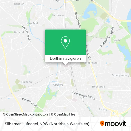 Silberner Hufnagel Karte