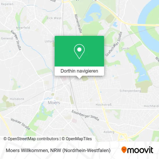 Moers Willkommen Karte