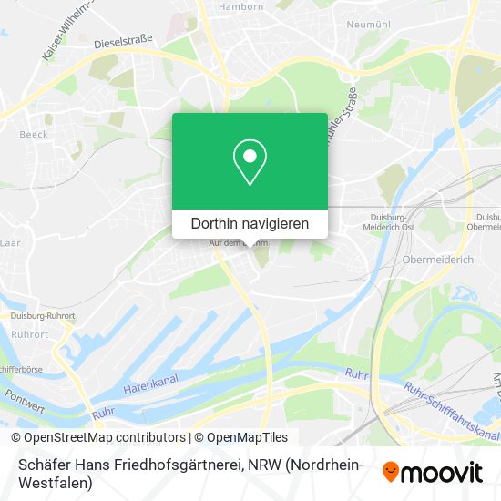 Schäfer Hans Friedhofsgärtnerei Karte