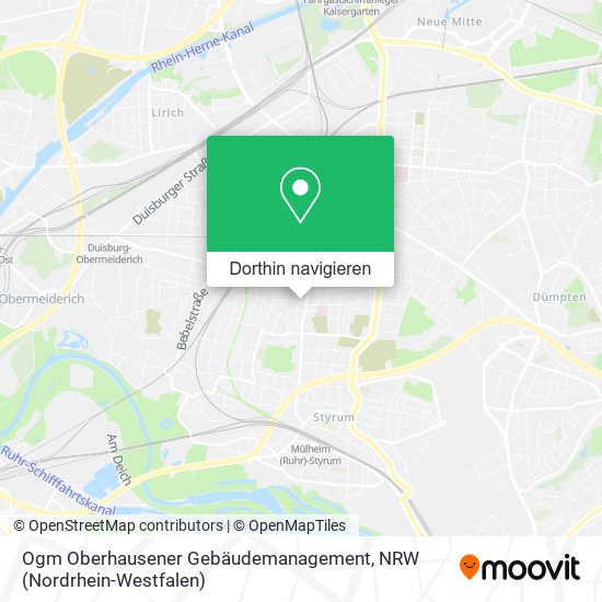 Ogm Oberhausener Gebäudemanagement Karte