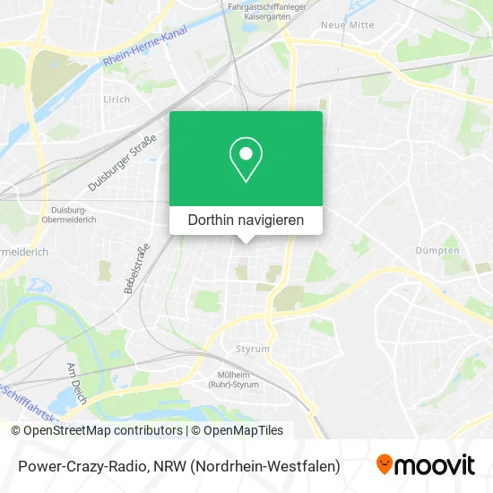 Power-Crazy-Radio Karte