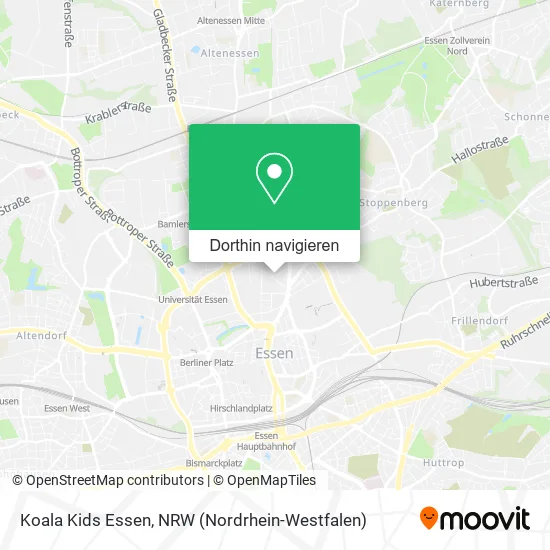 Koala Kids Essen Karte