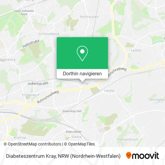 Diabeteszentrum Kray Karte