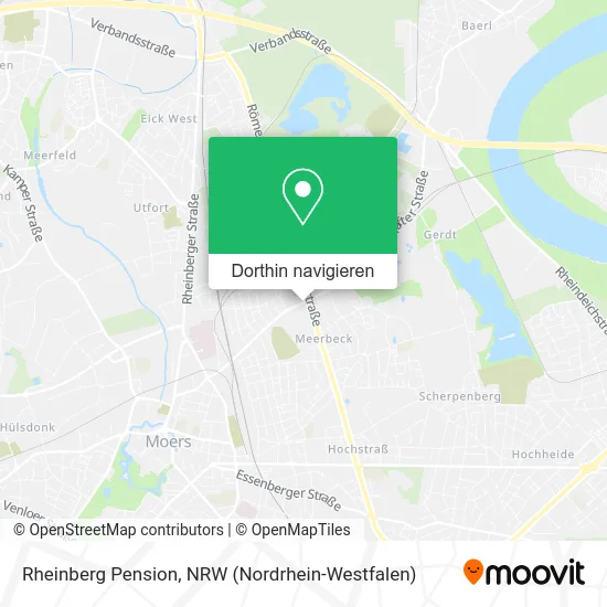 Rheinberg Pension Karte