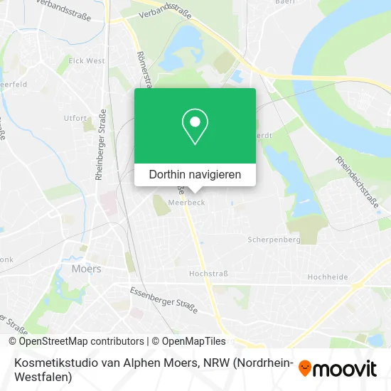 Kosmetikstudio van Alphen Moers Karte