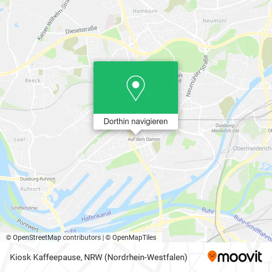 Kiosk Kaffeepause Karte