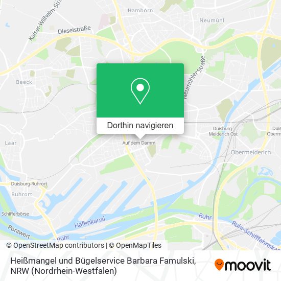 Heißmangel und Bügelservice Barbara Famulski Karte