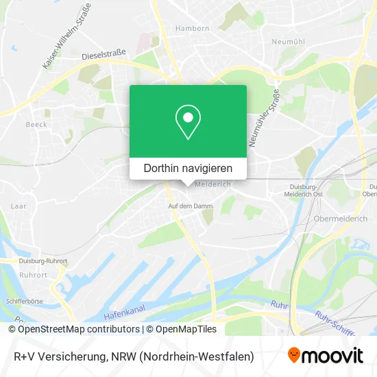 R+V Versicherung Karte