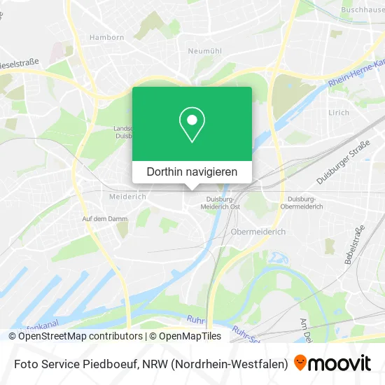 Foto Service Piedboeuf Karte