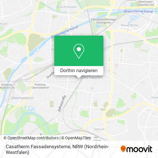 Casatherm Fassadensysteme Karte