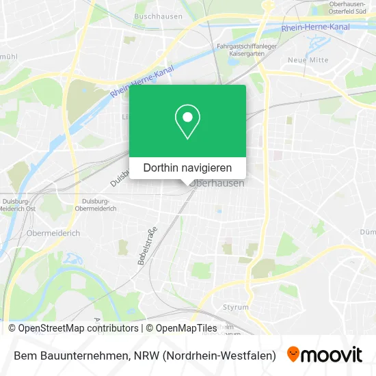 Bem Bauunternehmen Karte