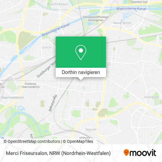 Merci Friseursalon Karte