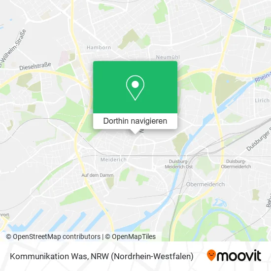 Kommunikation Was Karte