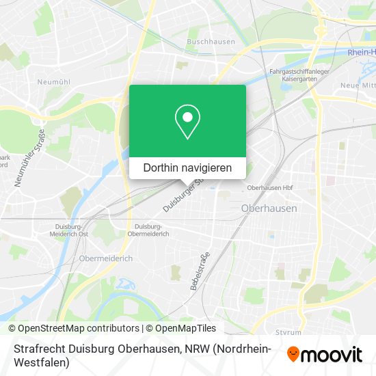 Strafrecht Duisburg Oberhausen Karte