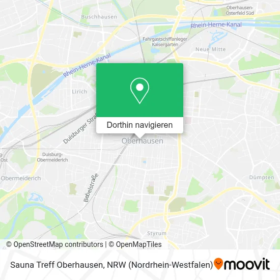 Sauna Treff Oberhausen Karte