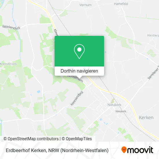 Erdbeerhof Kerken Karte
