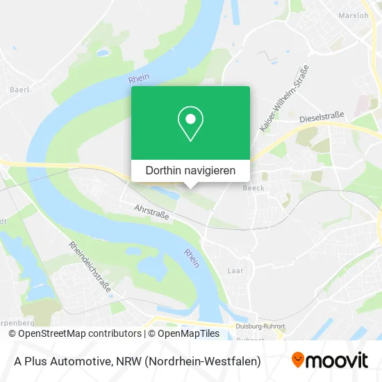 A Plus Automotive Karte