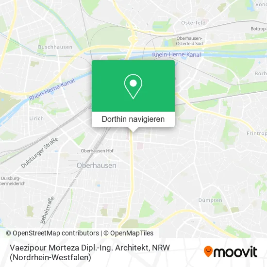 Vaezipour Morteza Dipl.-Ing. Architekt Karte