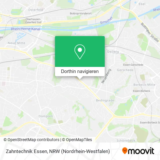 Zahntechnik Essen Karte