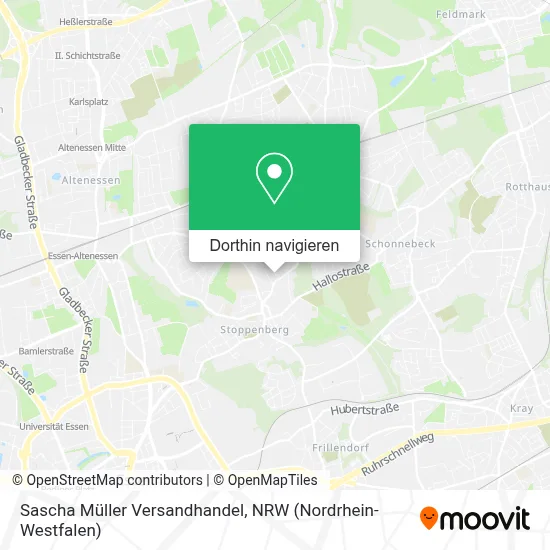 Sascha Müller Versandhandel Karte