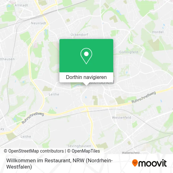 Willkommen im Restaurant Karte