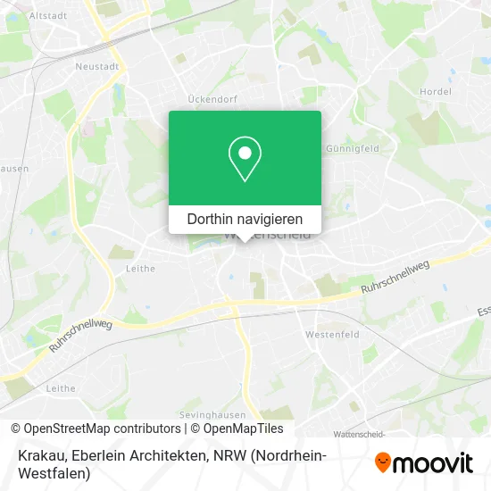 Krakau, Eberlein Architekten Karte